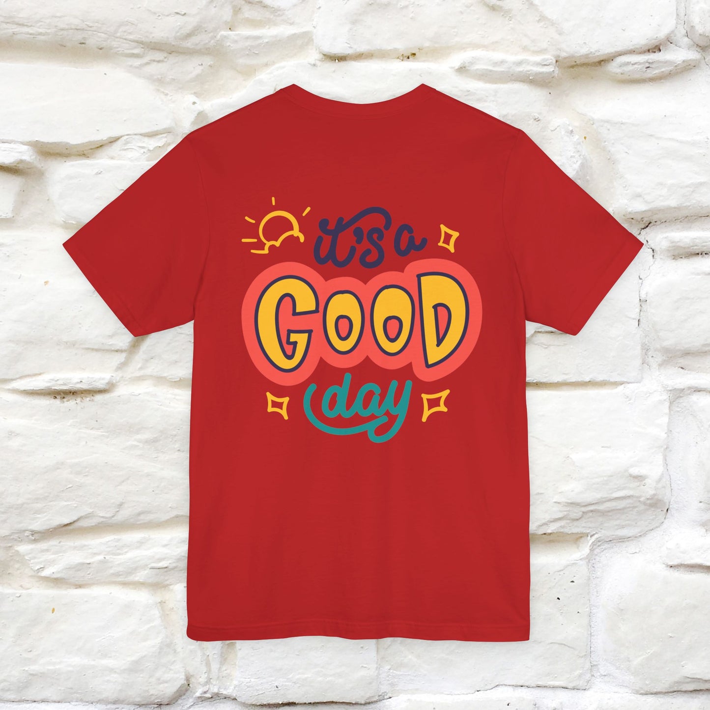 ""It's A Good Day" Cat T-Shirt| Front & Back Design | Nunu&Miao Studio