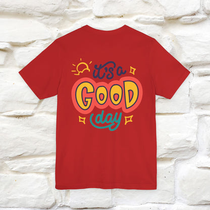 ""It's A Good Day" Cat T-Shirt| Front & Back Design | Nunu&Miao Studio