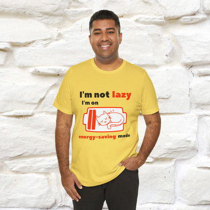 ''I am Not Lazy...'' Cat T-Shirt | Nunu&Miao Studio