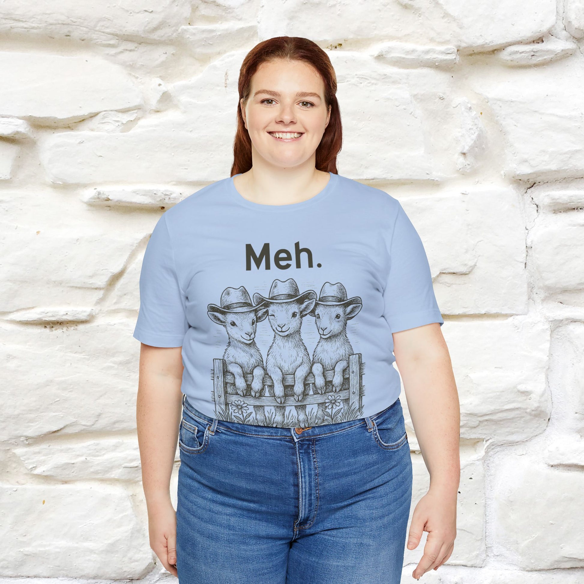 "Meh" Cute T-shirt |Nunu&Miao Studio - Nunu&Miao Studio