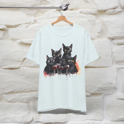 "Catty Cocktails'' T-shirt for Women 100% Cotton* - Nunu&Miao Studio