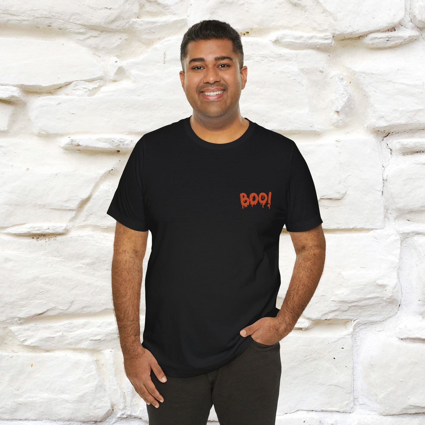 ''Spooky Boo'' T-shirt for Man and women Front And Back Design 100% Cotton*