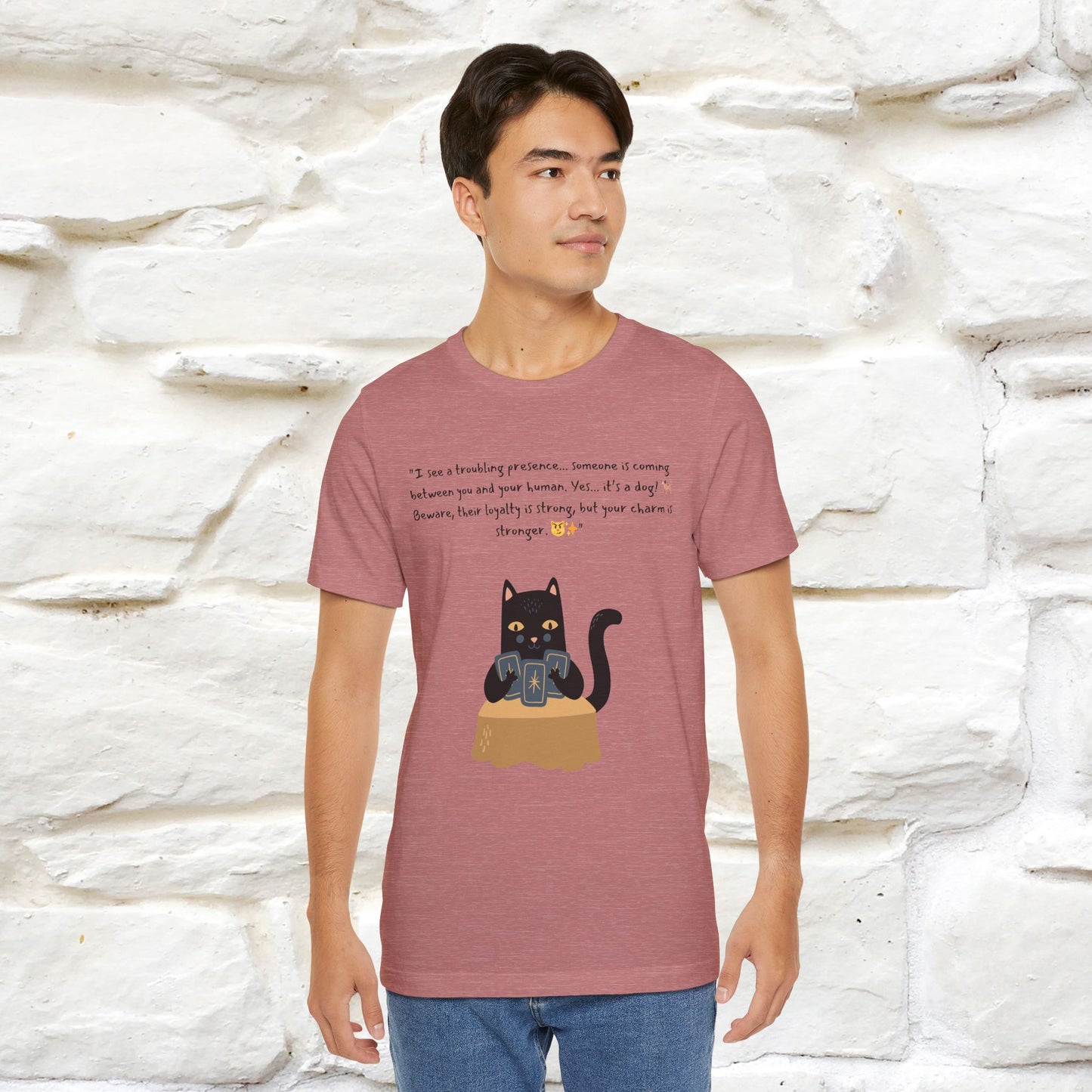 "The Cat's Tarot: Secrets Revealed" Cat T-Shirt for Men & Women | 100% Cotton*