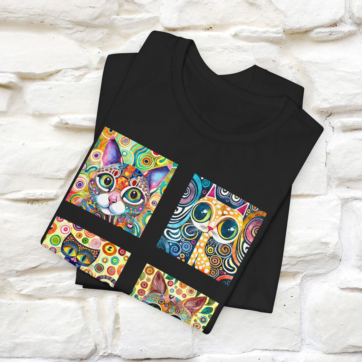 "Mosaic" Cat T-shirt for Men & Women | 100% Cotton* 🐾