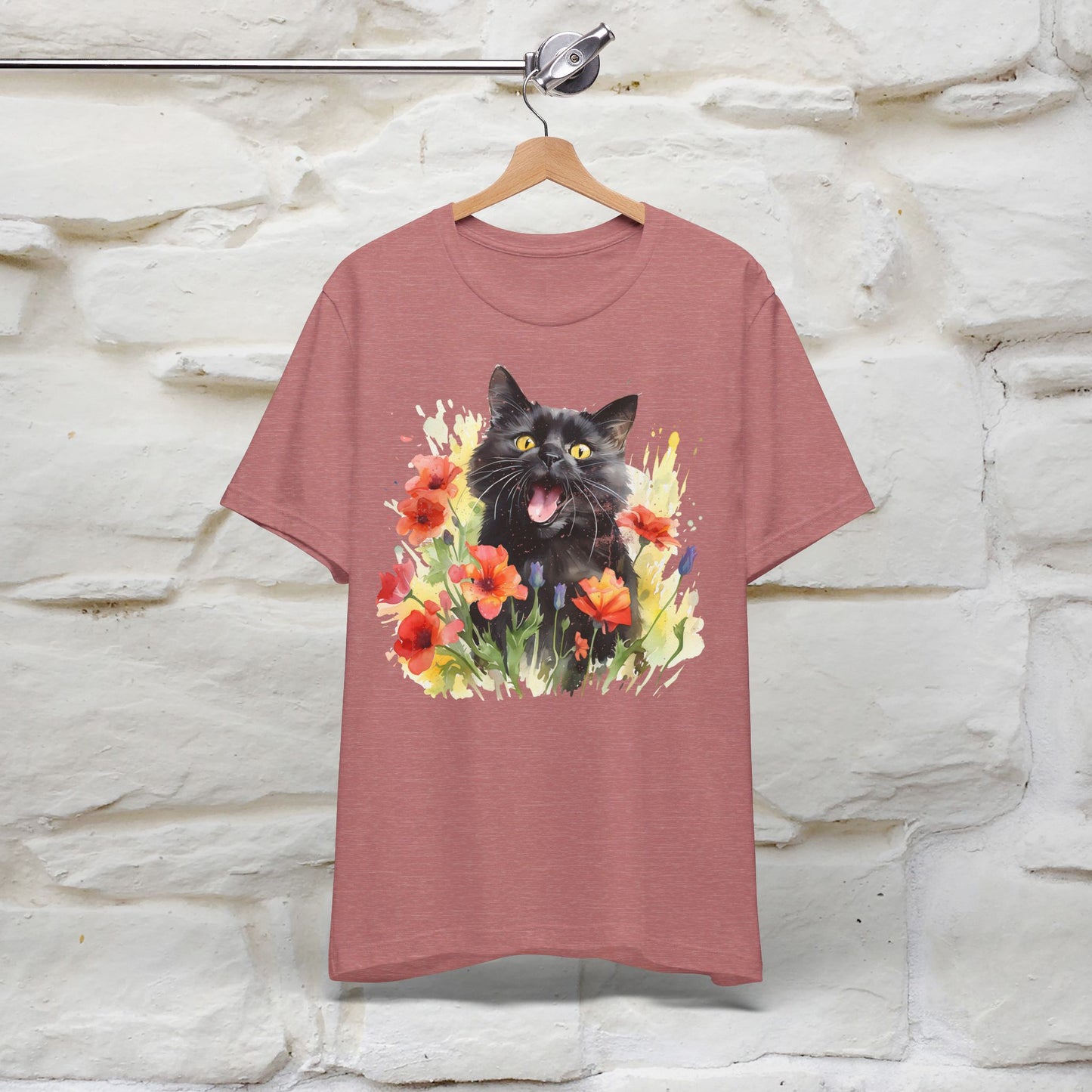 "Kitty Garden" T-shirt for Women 100% Cotton* - Nunu&Miao Studio