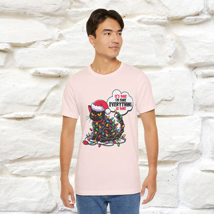 “Everything Is Fine..” | Cat T-Shirt | Nunu&Miao Studio