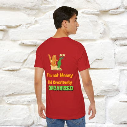 "I'm Not Messy .. " Cat T-Shirt | Front & Back Design | Nunu&Miao Studio