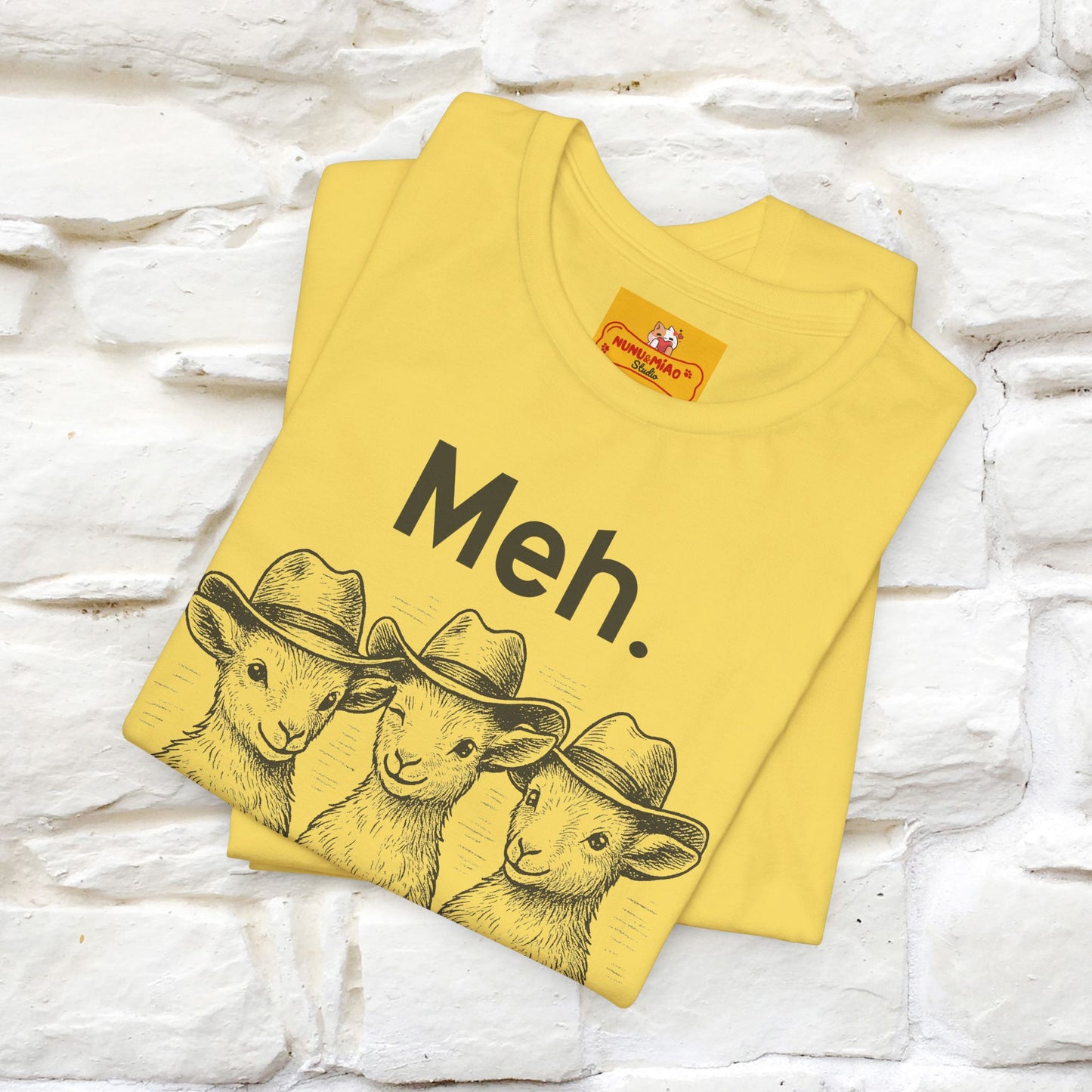 "Meh" Cute T-shirt |Nunu&Miao Studio