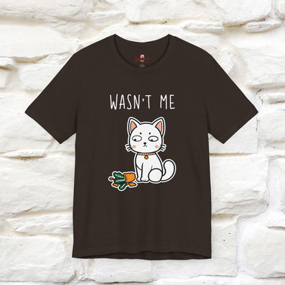 "Wasn't Me" Cat T-shirt for Men & Women | 100% Cotton* 🐾