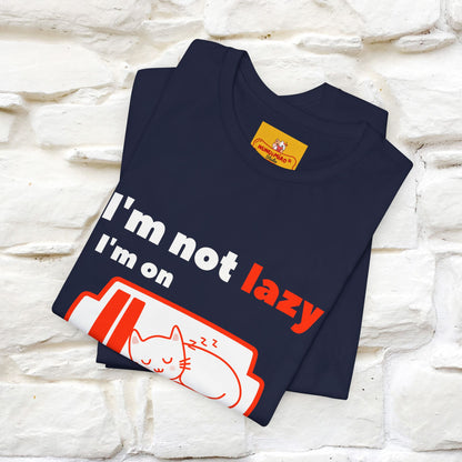 ''I am Not Lazy...'' Cat T-Shirt | Nunu&Miao Studio