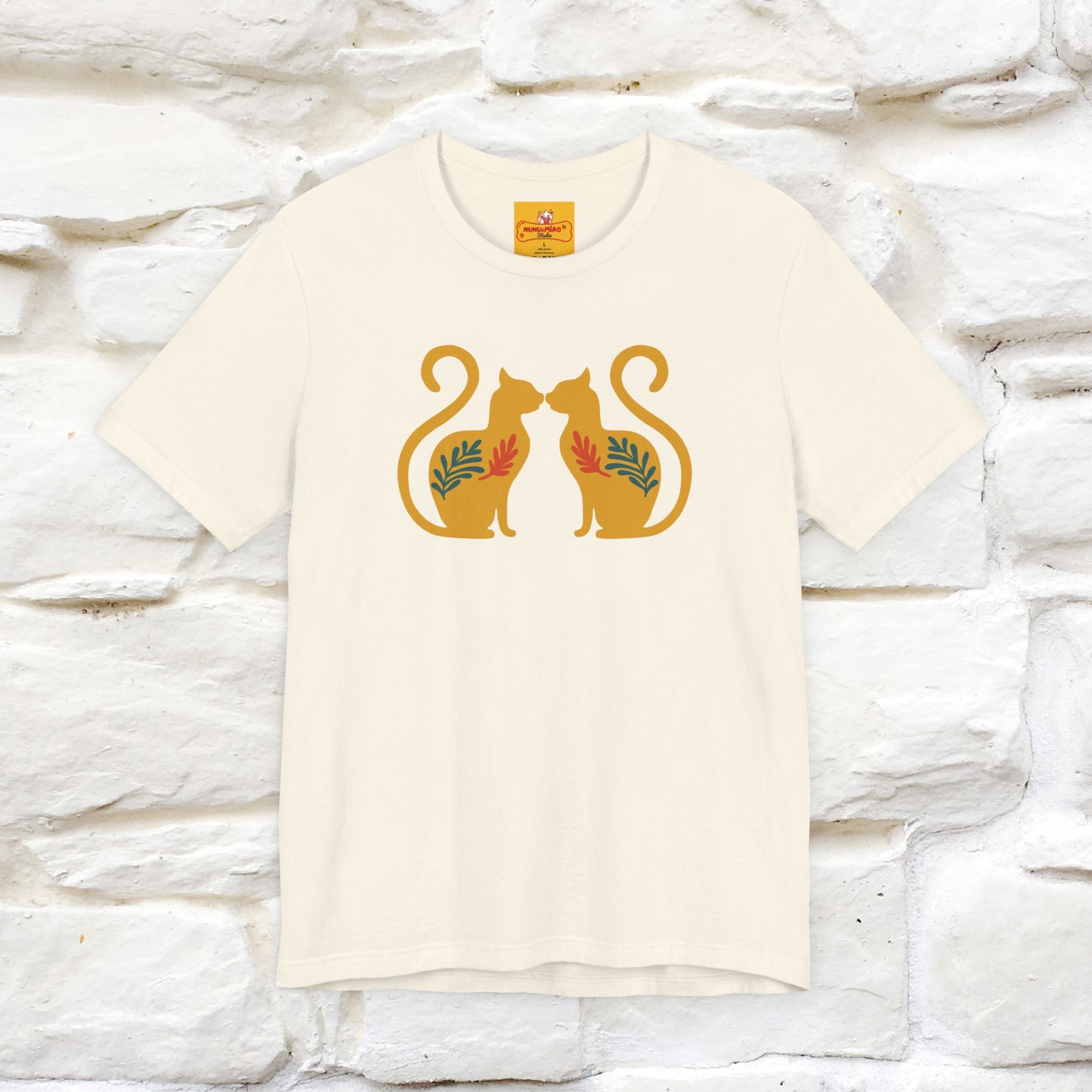 ''Power'' | Cat T-Shirt Front and Back Design | Nunu&Miao Studio