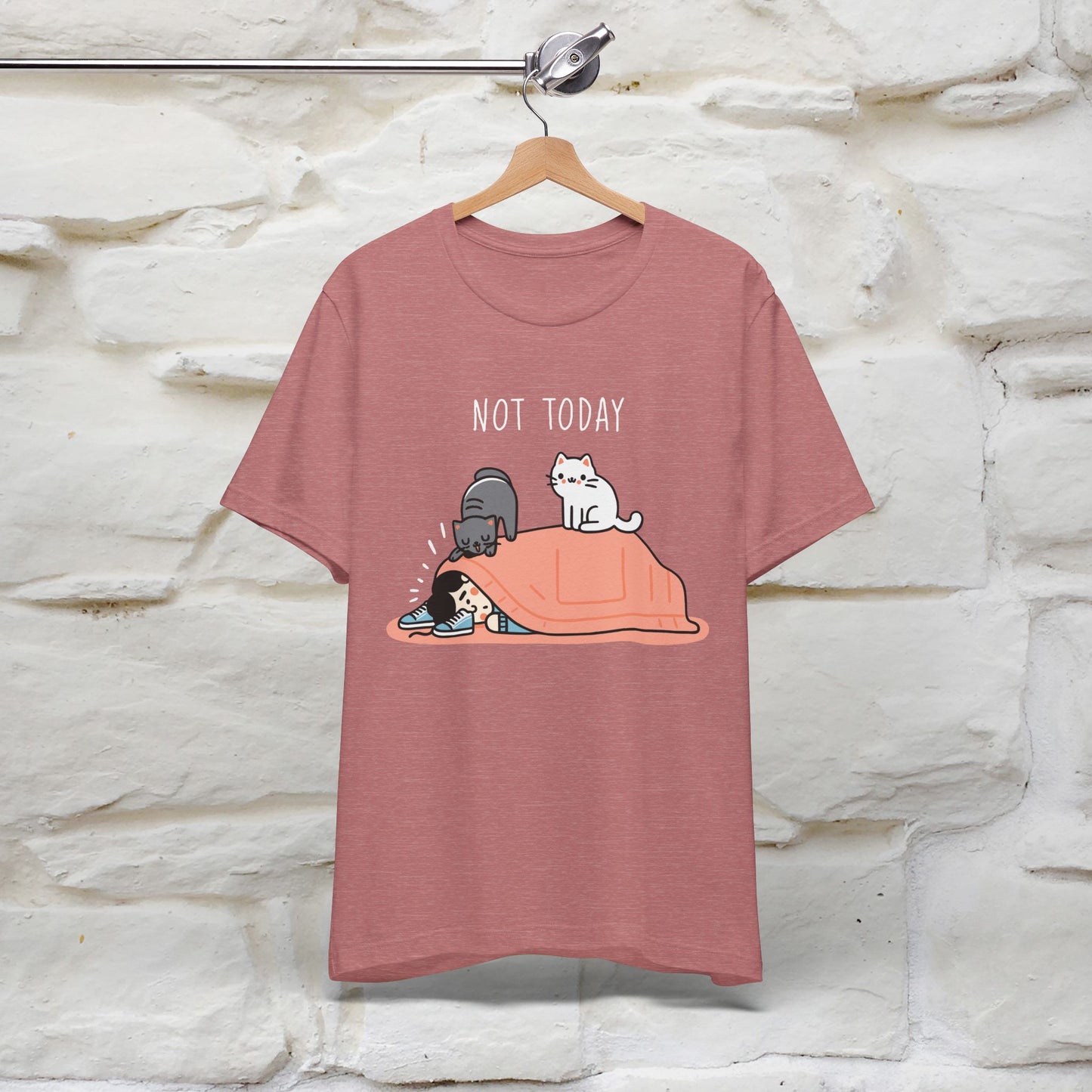 "Not Today" Cat T-shirt for Men & Women| 100% Cotton 🐾