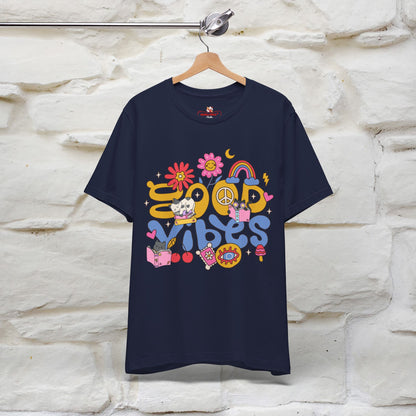 ''Good Vibes'  Cat T-shirt for Women 100% Cotton*