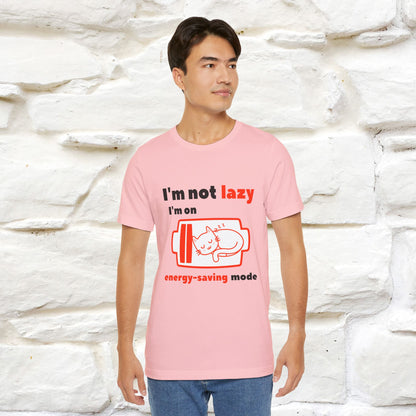 ''I am Not Lazy...'' Cat T-Shirt | Nunu&Miao Studio