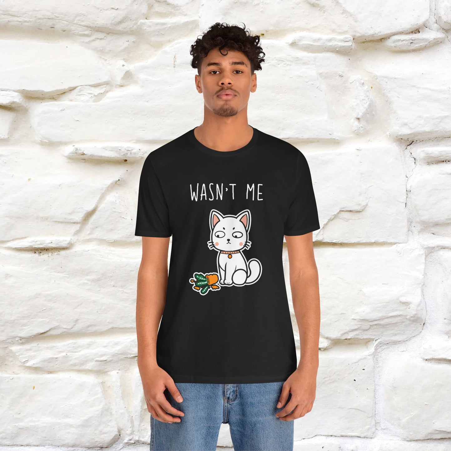 "Wasn't Me" Cat T-shirt for Men & Women | 100% Cotton* 🐾