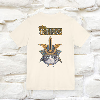 King Cat: Majestic Cat T-Shirt for Men & Women | Front & Back Design | 100% Cotton*