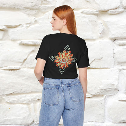"The Third Eye'' Cat T-Shirt Front and Back Design | Nunu&Miao Studio