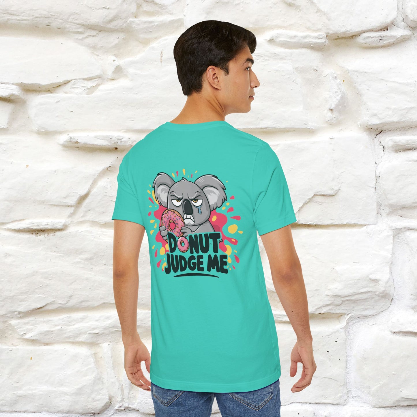 "Donut Judge Me " |Funny  T-Shirt | Front & Back Design | Nunu&Miao Studio