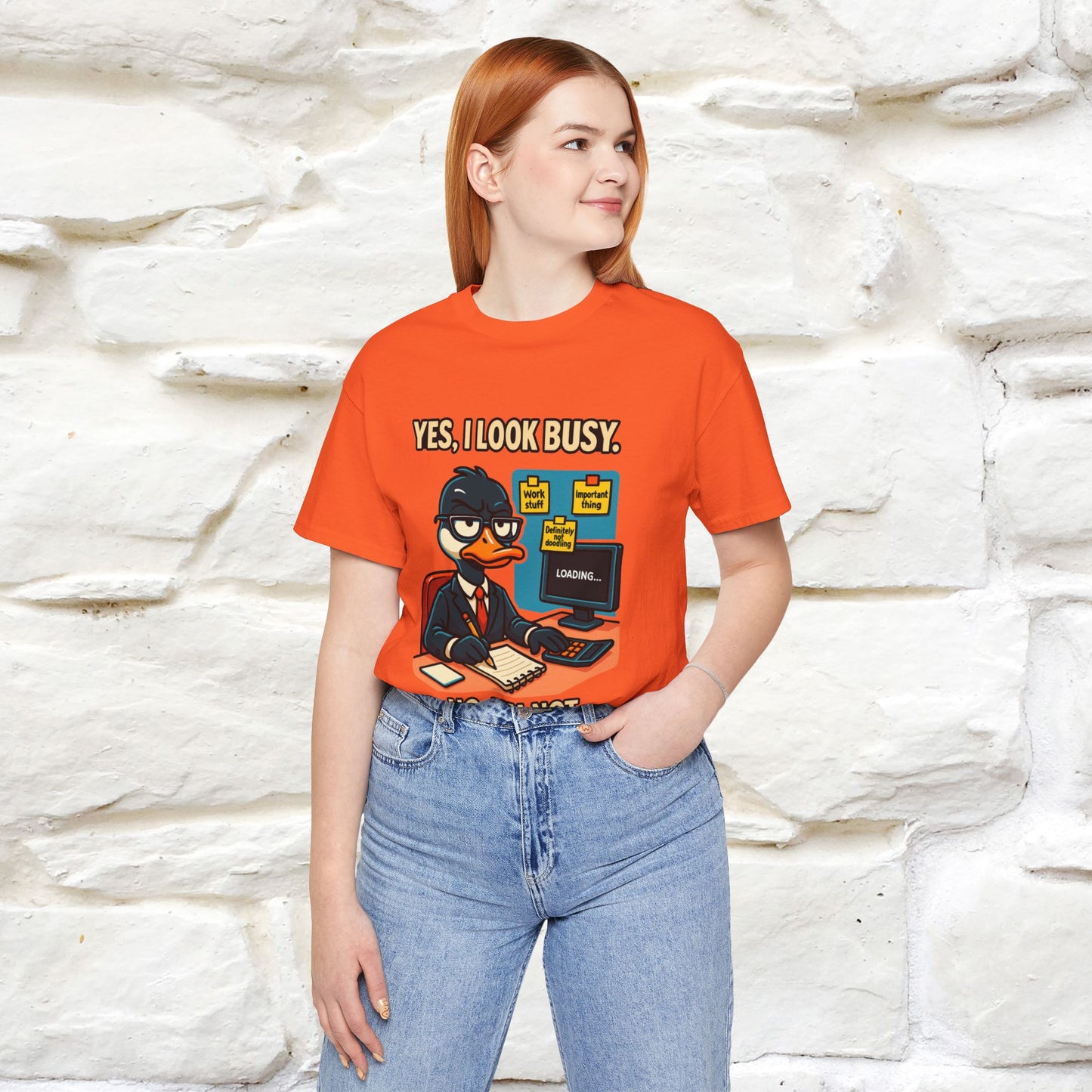 ''Yes, I Look Busy. No I'm Not.''|  Sarcastic Cat T-Shirt | Nunu&Miao Studio