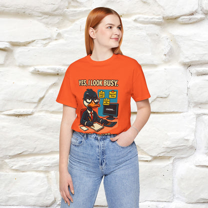 ''Yes, I Look Busy. No I'm Not.''|  Sarcastic Cat T-Shirt | Nunu&Miao Studio