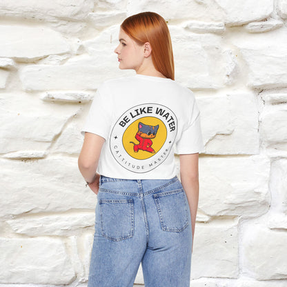 "Be Like Water: Cattitude Master | Cat T-Shirt |Nunu&Miao Studio