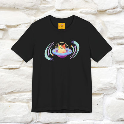 "Stay Positive'' Cat T-Shirt | Front & Back Design | Nunu&Miao Studio