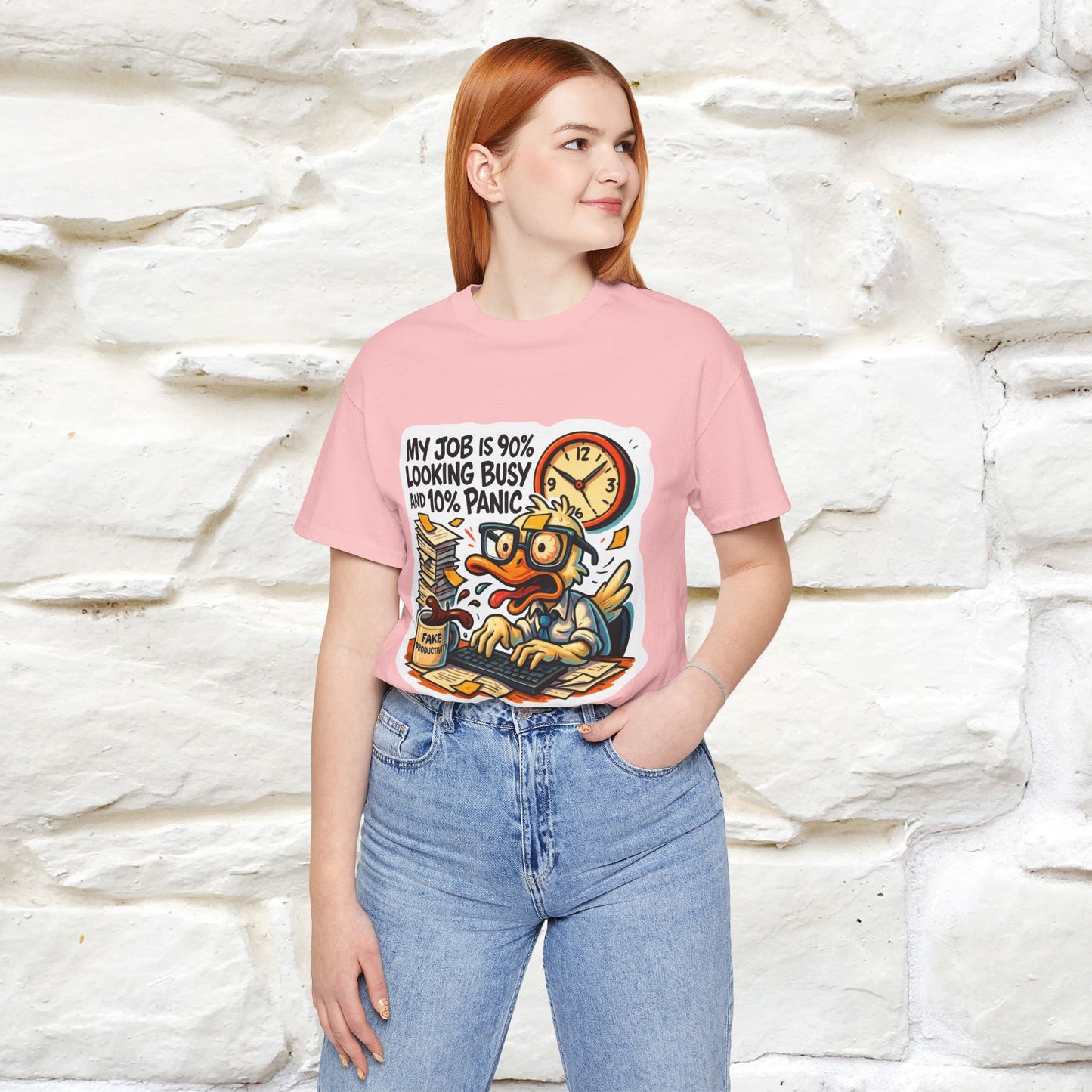 '' My Job is 90% Looking Busy ... |  Sarcastic T-Shirt | Nunu&Miao Studio