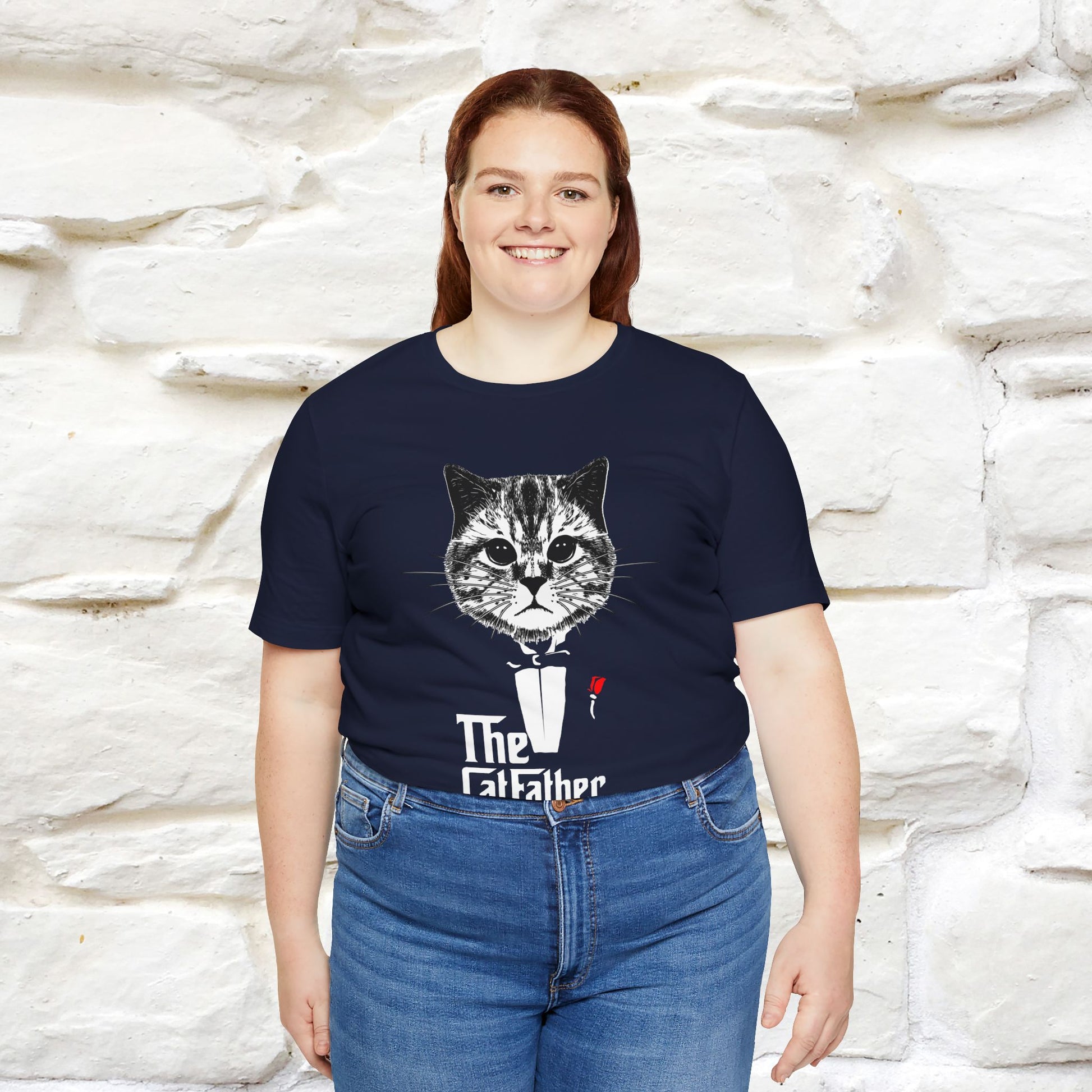 ''The Cat Father T-Shirt''| Iconic Cat Lover Tee | Nunu&Miao Studio - Nunu&Miao Studio