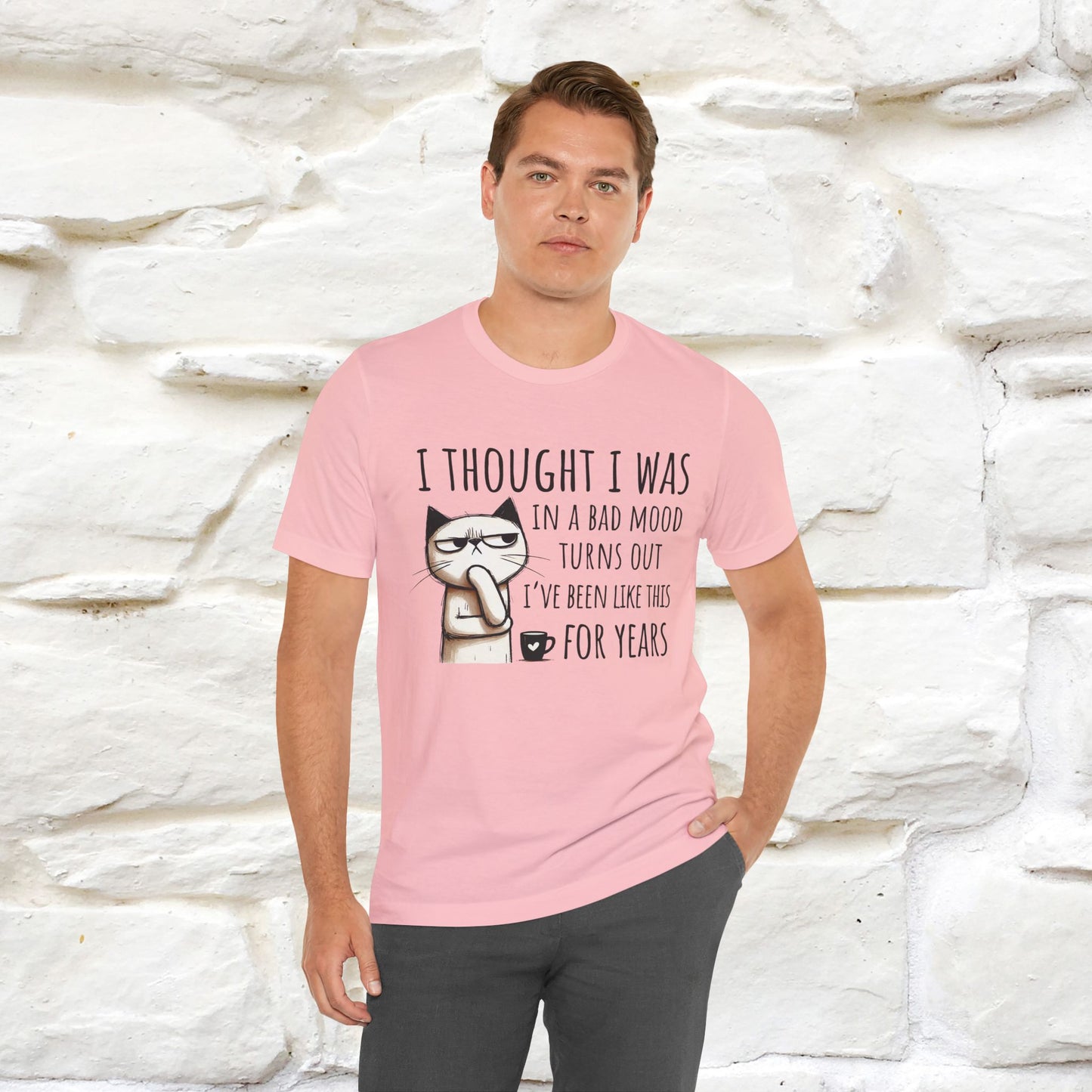 "I Thought I was In A Bad Mood.. " Cat  T-shirt |Nunu&Miao Studio