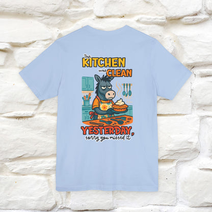 "The Kitchen Was Clean... " |Funny T-Shirt | Nunu&Miao Studio