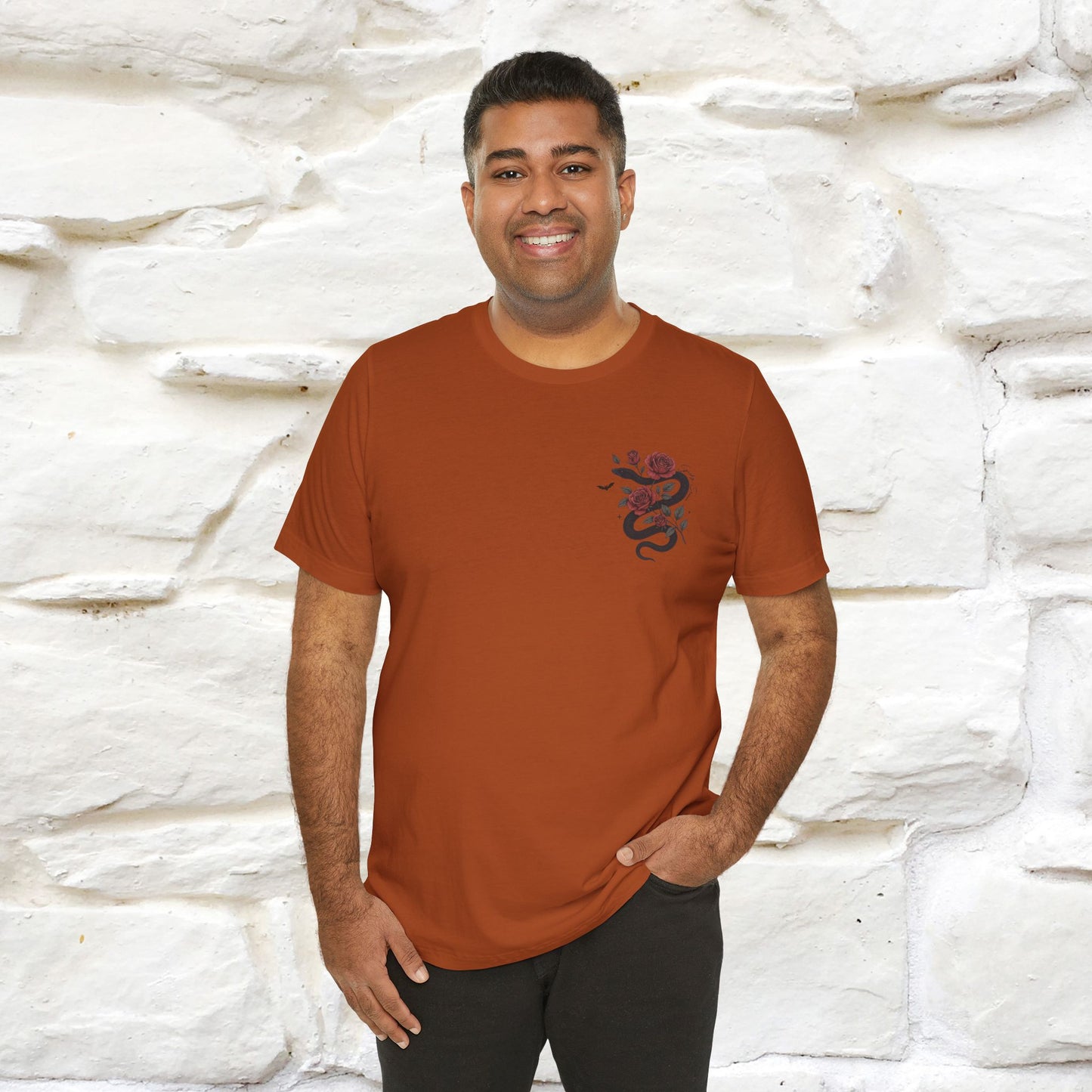 "The Rose and The Snake " Halloween T-shirt |Nunu&Miao Studio