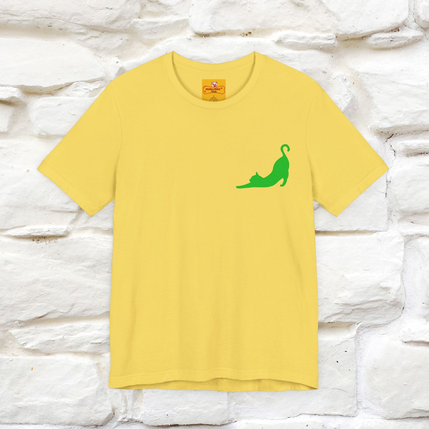 "Take a Deep Breath & Try All Over Again" Cat T-Shirt| Front & Back Design | Nunu&Miao Studio