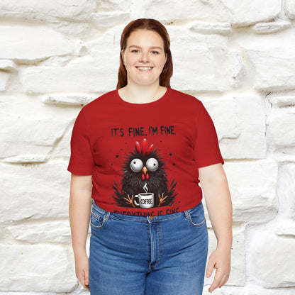 "Everything Is Fine" |Funny T-Shirt | Nunu&Miao Studio