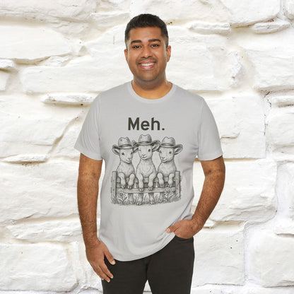"Meh" Cute T-shirt |Nunu&Miao Studio
