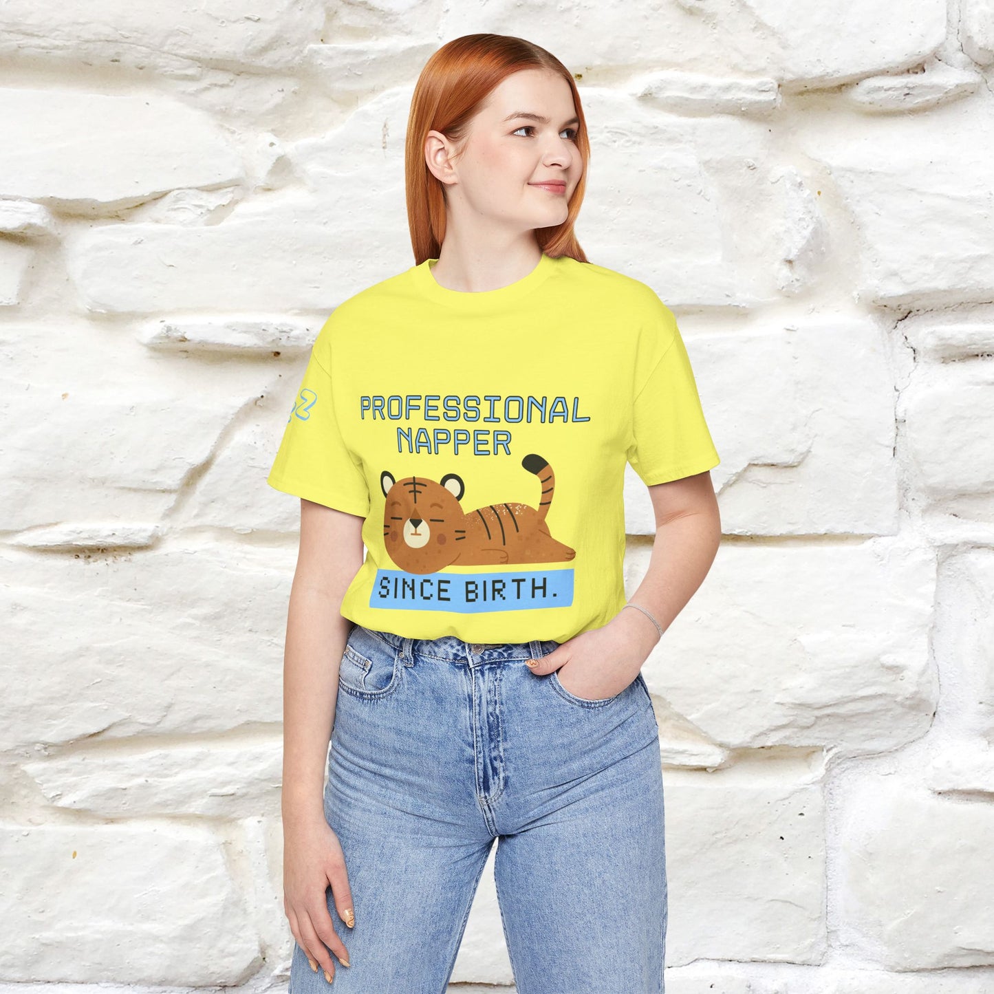''Professional napper since birth.''| CatT-Shirt | Nunu&Miao Studio