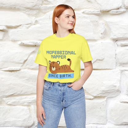 ''Professional napper since birth.''| CatT-Shirt | Nunu&Miao Studio