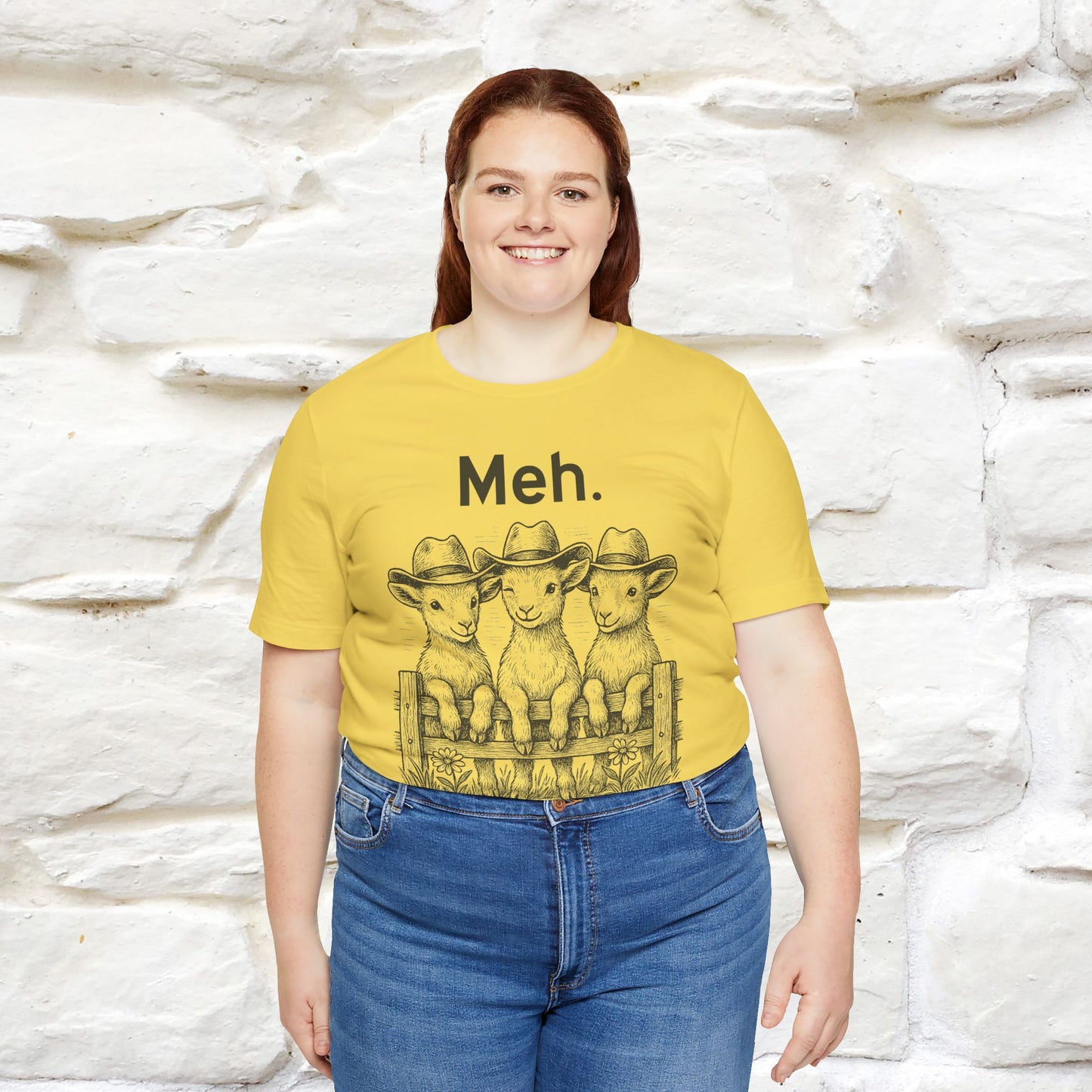 "Meh" Cute T-shirt |Nunu&Miao Studio