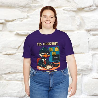 ''Yes, I Look Busy. No I'm Not.''|  Sarcastic Cat T-Shirt | Nunu&Miao Studio
