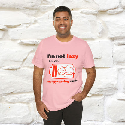 ''I am Not Lazy...'' Cat T-Shirt | Nunu&Miao Studio