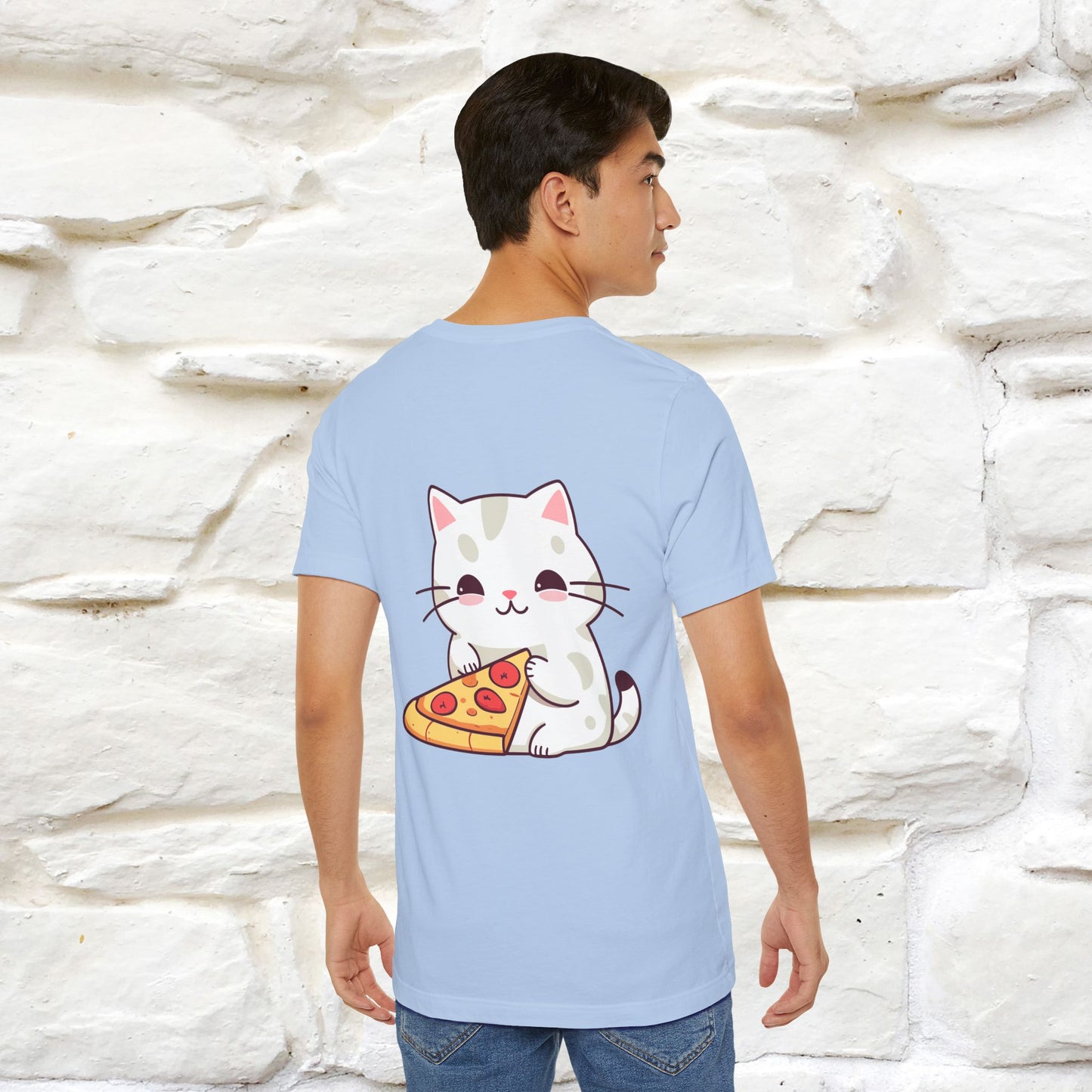 "I Love Pizza"| Cat T-shirt | Nunu&Miao Studio