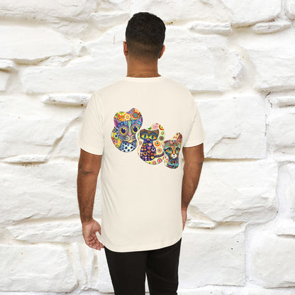 "Museum Cat T-Shirt for Men & Women | 100% Cotton* Artistic Cat Lover Tee 🐾"