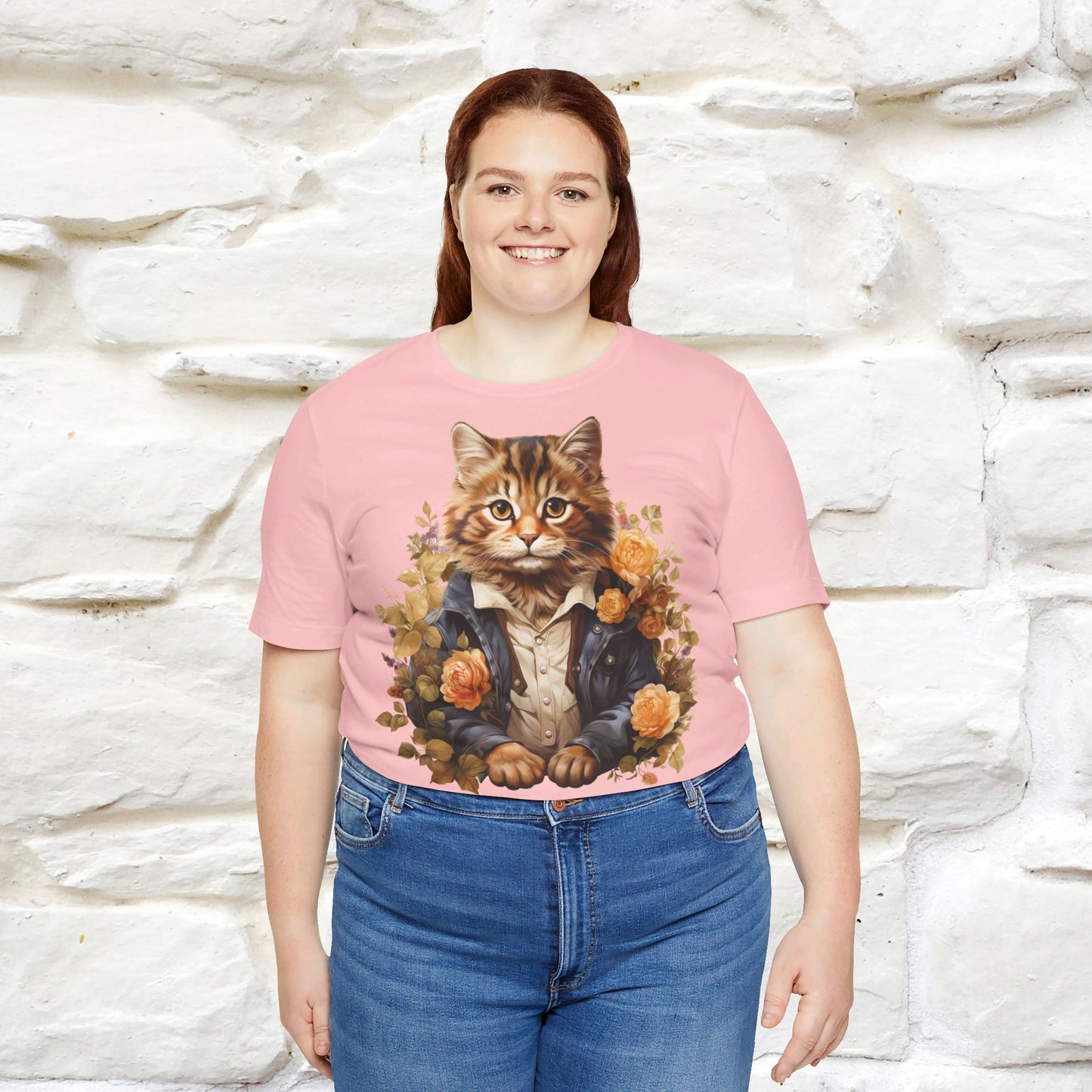 ''Garden Guardian'' Cat T-shirt for Women 100% Cotton* - Nunu&Miao Studio