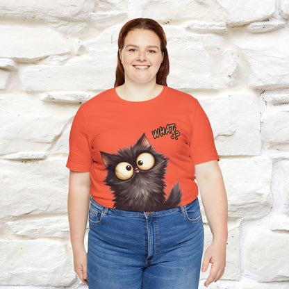 ''What ?'' | Cat T-Shirt  | Nunu&Miao Studio