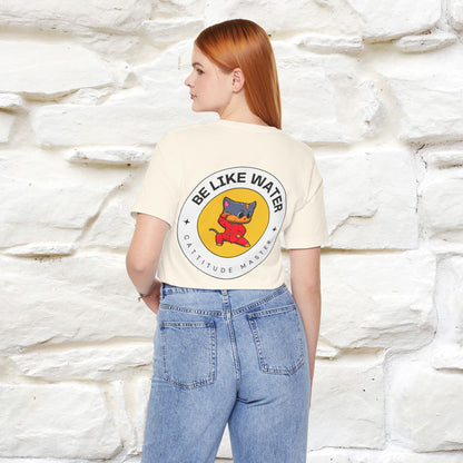 "Be Like Water: Cattitude Master | Cat T-Shirt |Nunu&Miao Studio