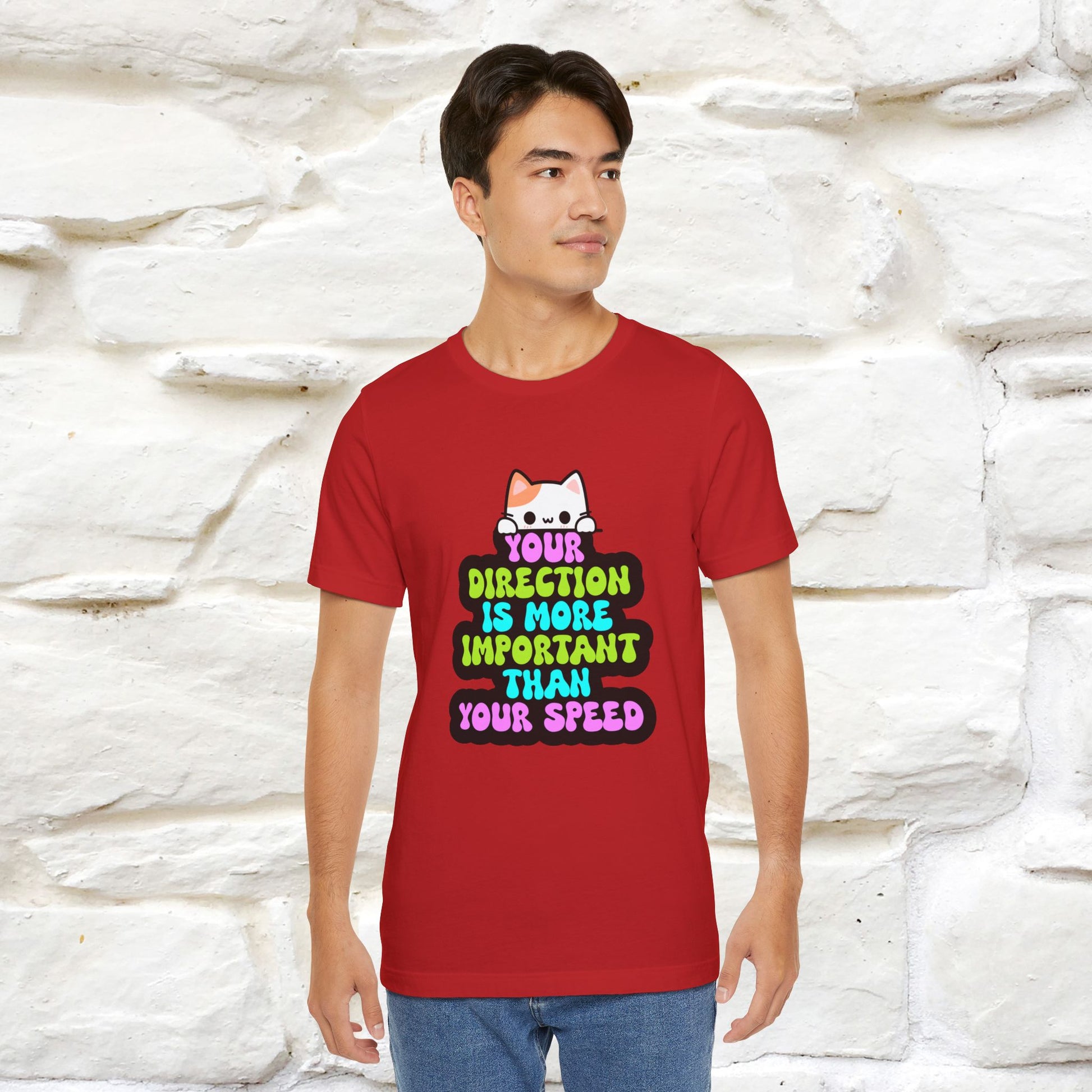 "Your Direction Is More ..." |  Cat T-shirt | Nunu&Miao Studio - Nunu&Miao Studio