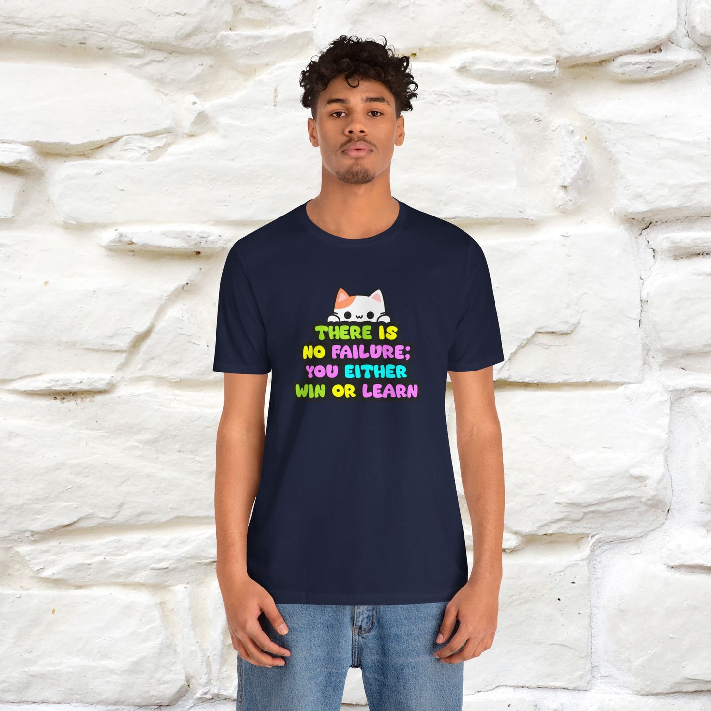 "There Is No Failure: You Either Win Or Learn" T-Shirt  | Nunu&Miao Studio - Nunu&Miao Studio