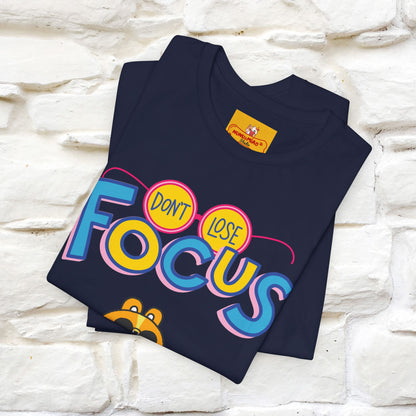 ''Don’t Lose Focus'' Cat T-Shirt | Nunu&Miao Studio