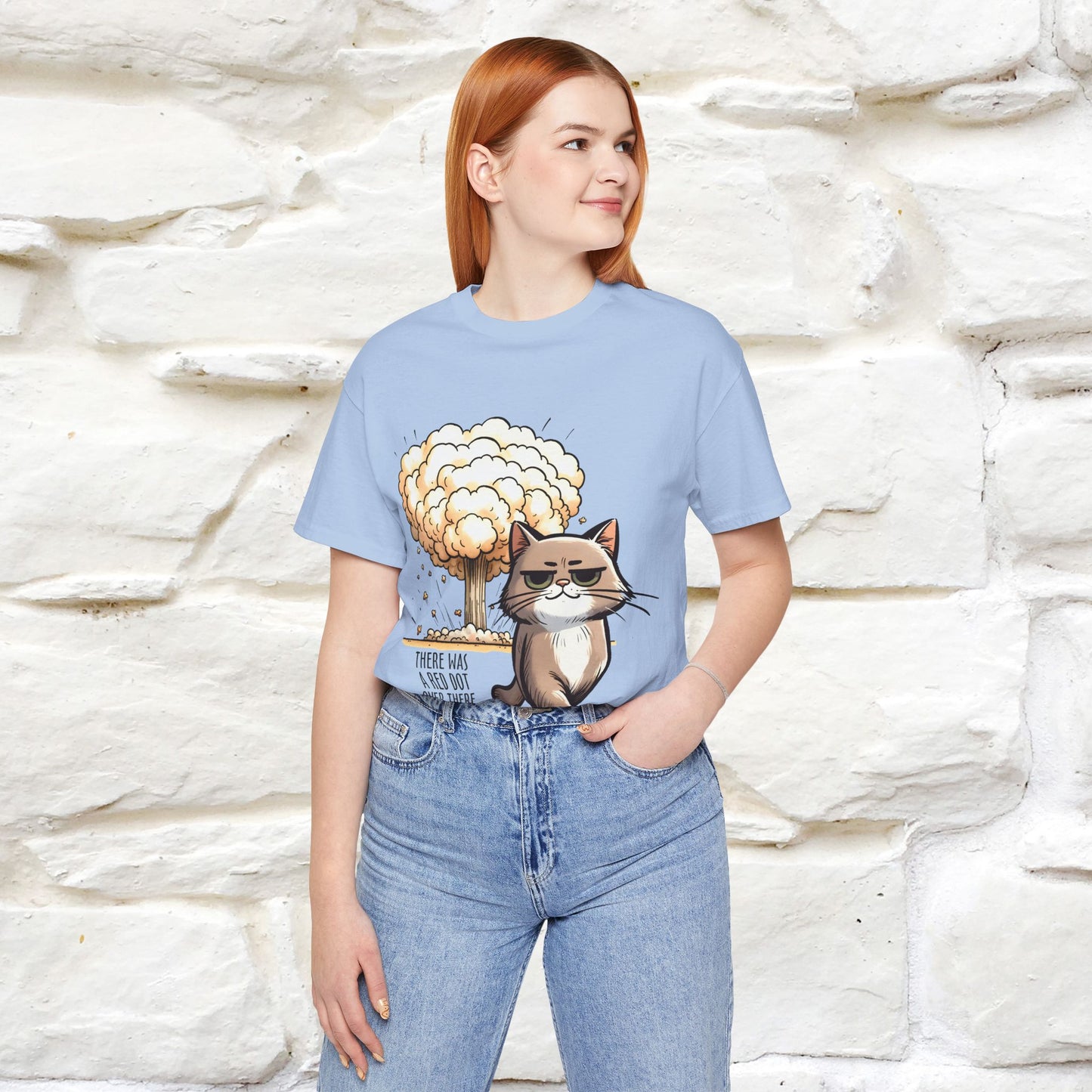 ''The Red Dot Chase'' Funny Cat T-Shirt | Nunu&Miao Studio
