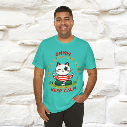 ''Ommm, Keep Calm'' Cat T-Shirt | Nunu&Miao Studio