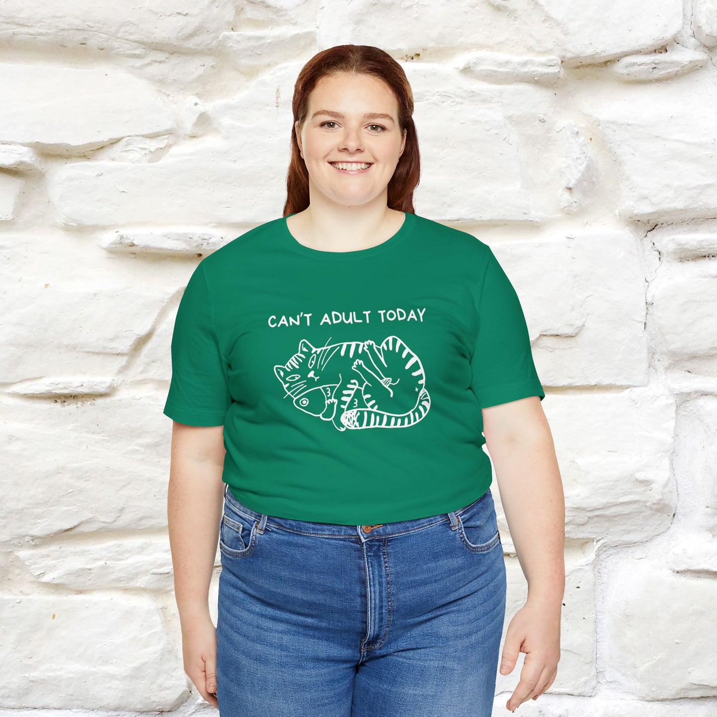 "Can't Adult Today" |Cat T-Shirt | Nunu&Miao Studio